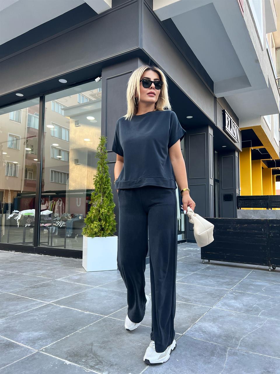 Smoked Modal Pants and T-Shirt Set