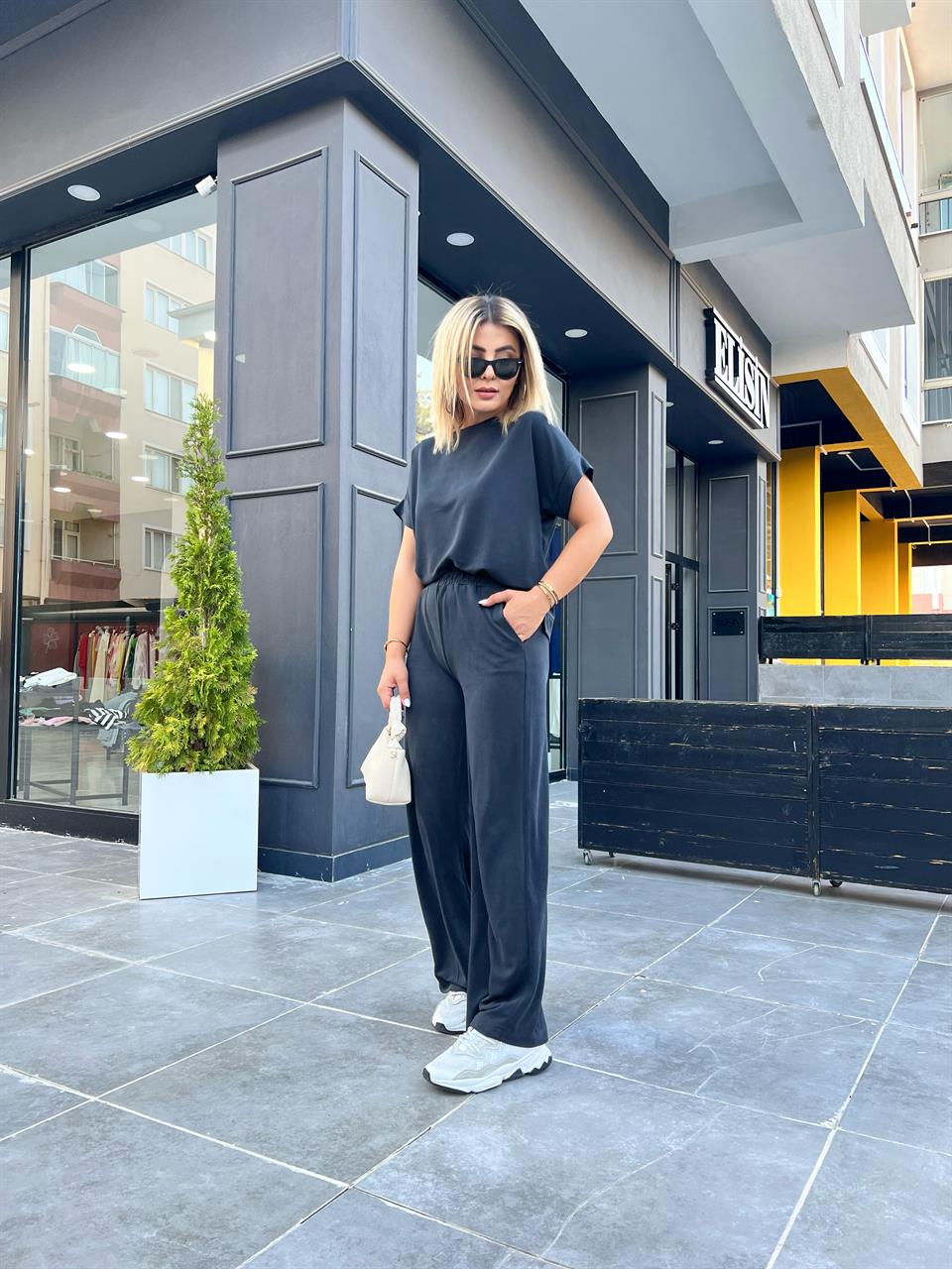 Smoked Modal Pants and T-Shirt Set