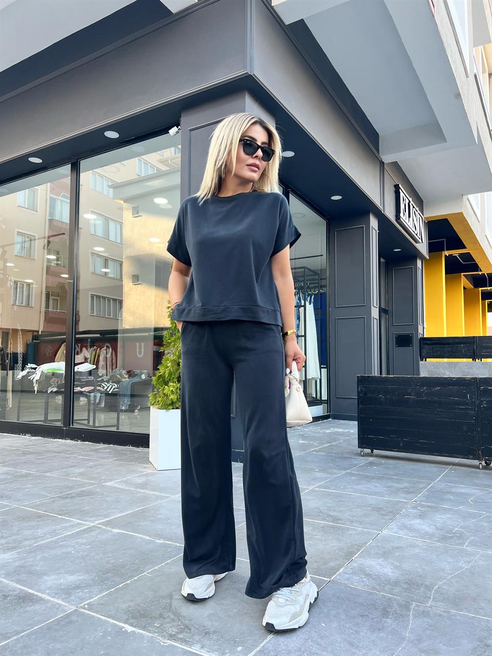 Smoked Modal Pants and T-Shirt Set