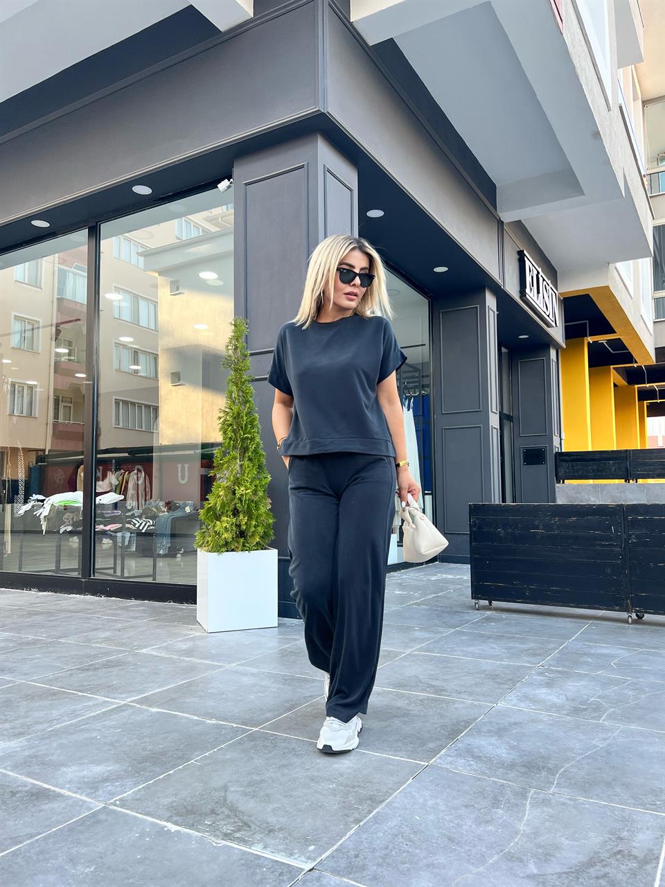 Smoked Modal Pants and T-Shirt Set