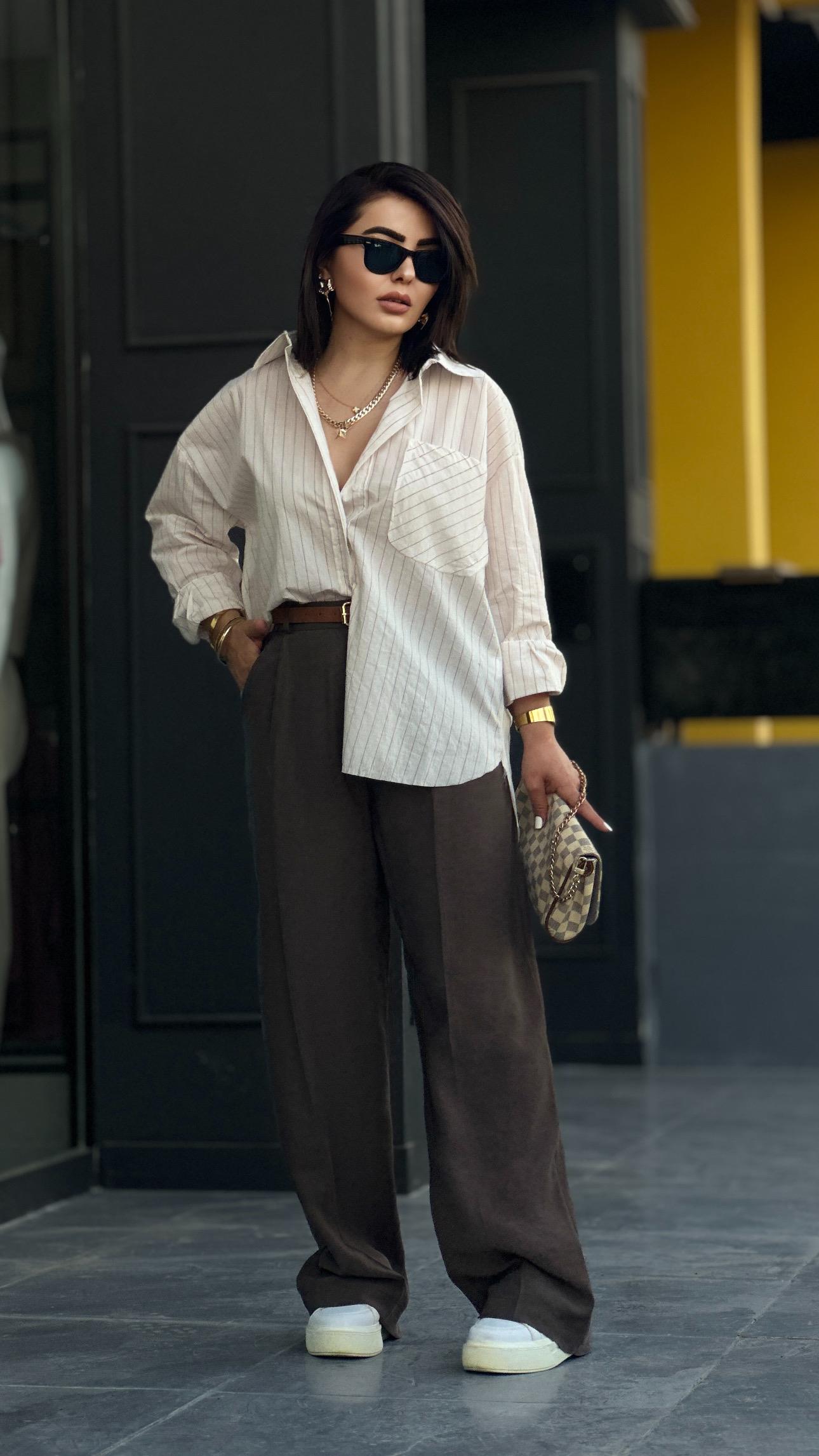Coffee Tencel Palazzo Pants