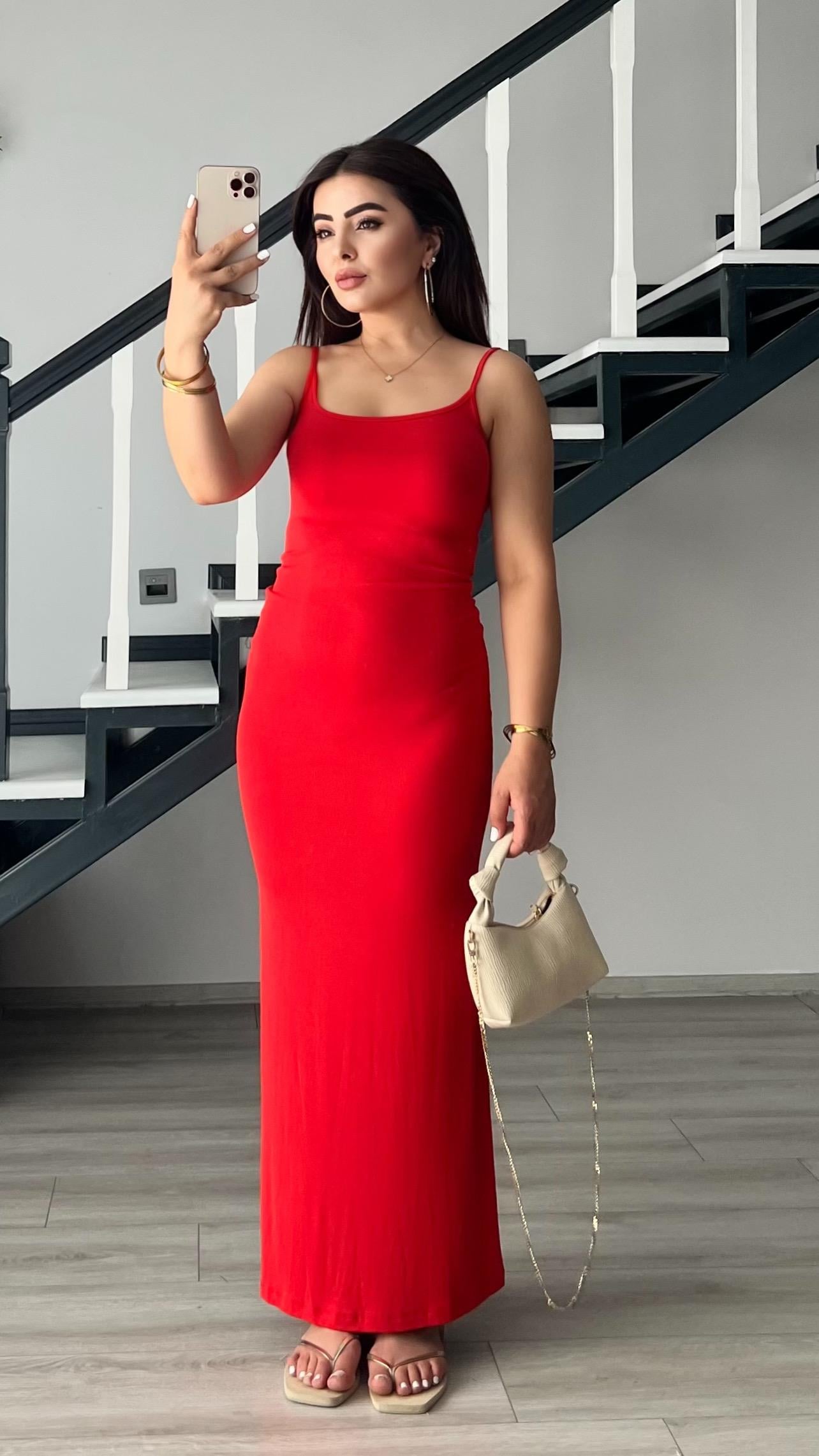 Red Original Brand Strappy Dress