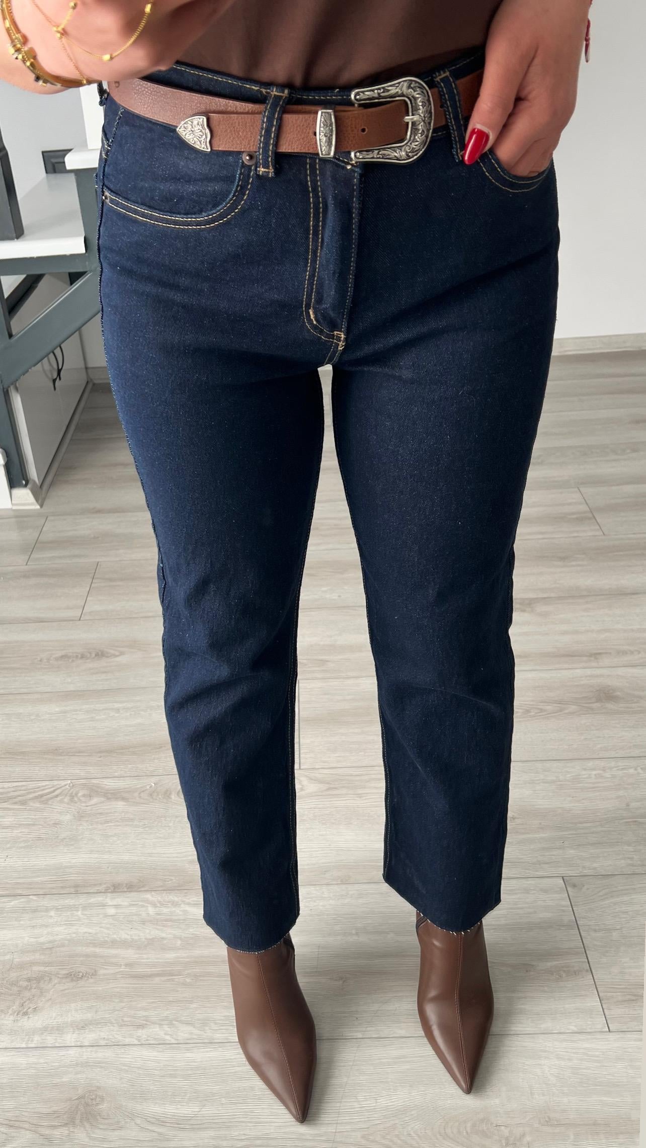 Lacivert Boy Fit Jean 