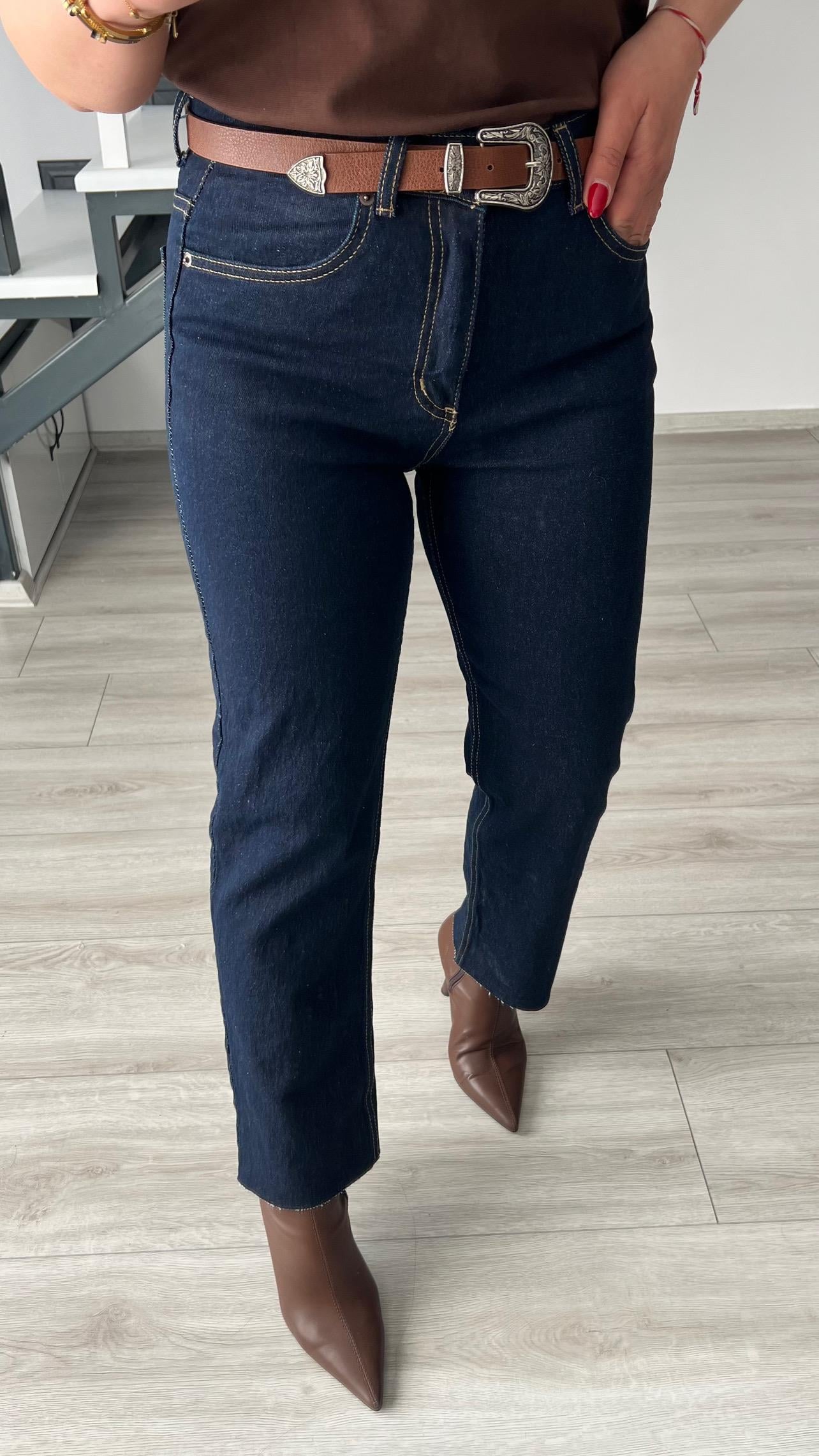 Lacivert Boy Fit Jean 