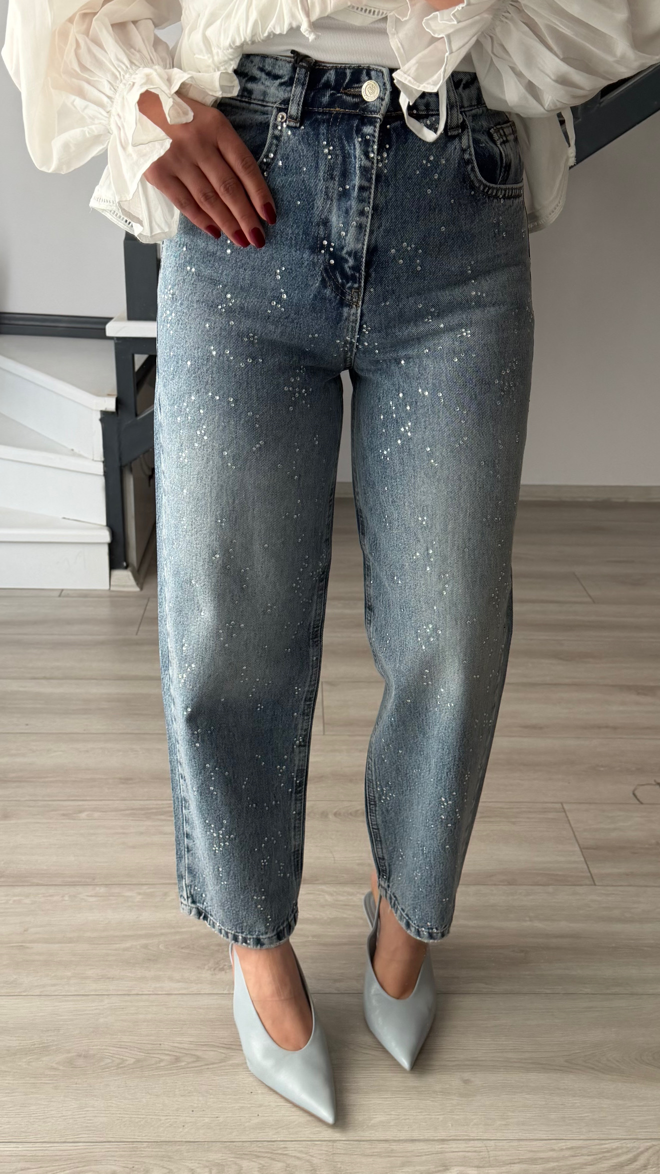 Blue Stone Skater Jeans