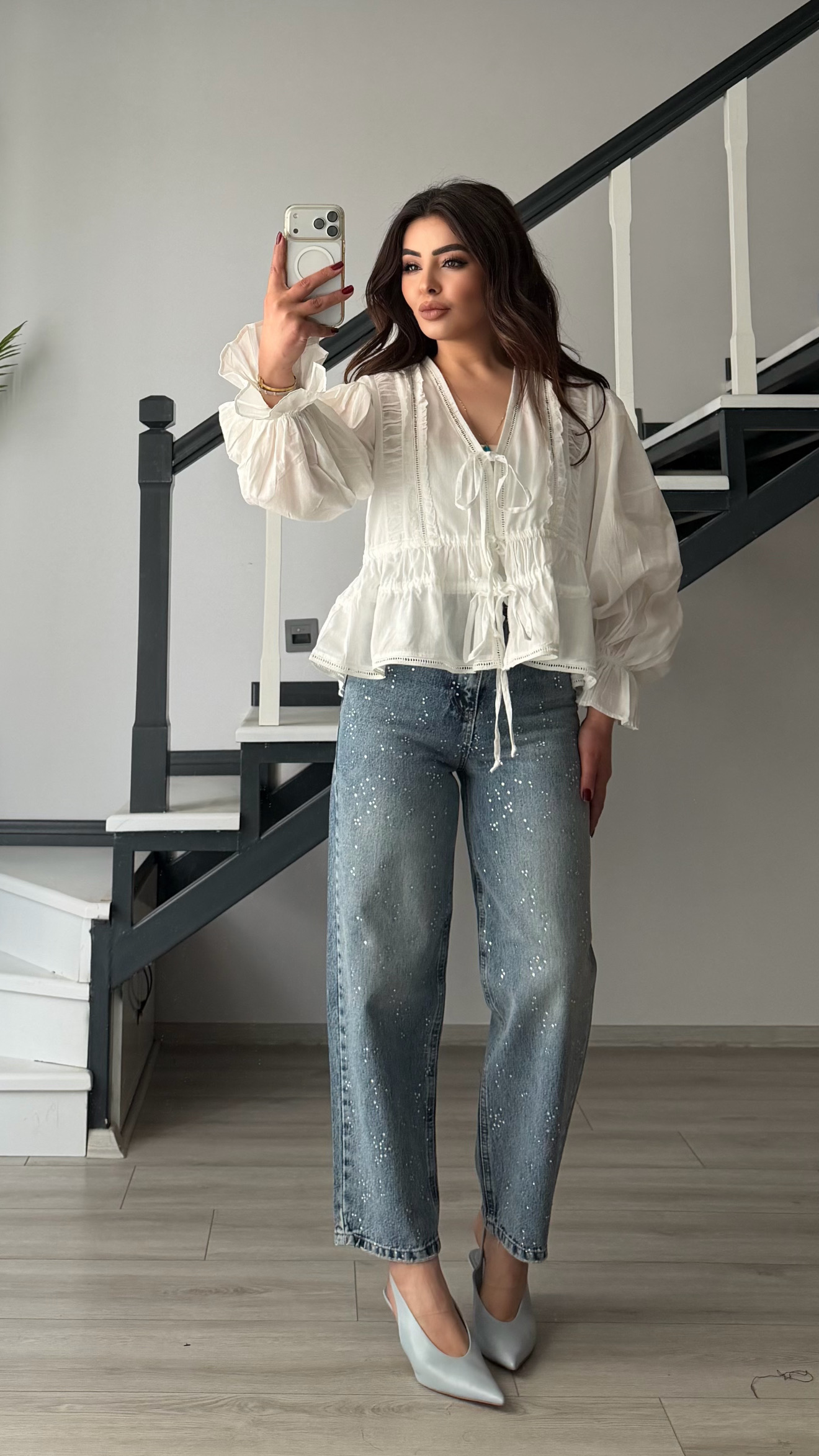Blue Stone Skater Jeans