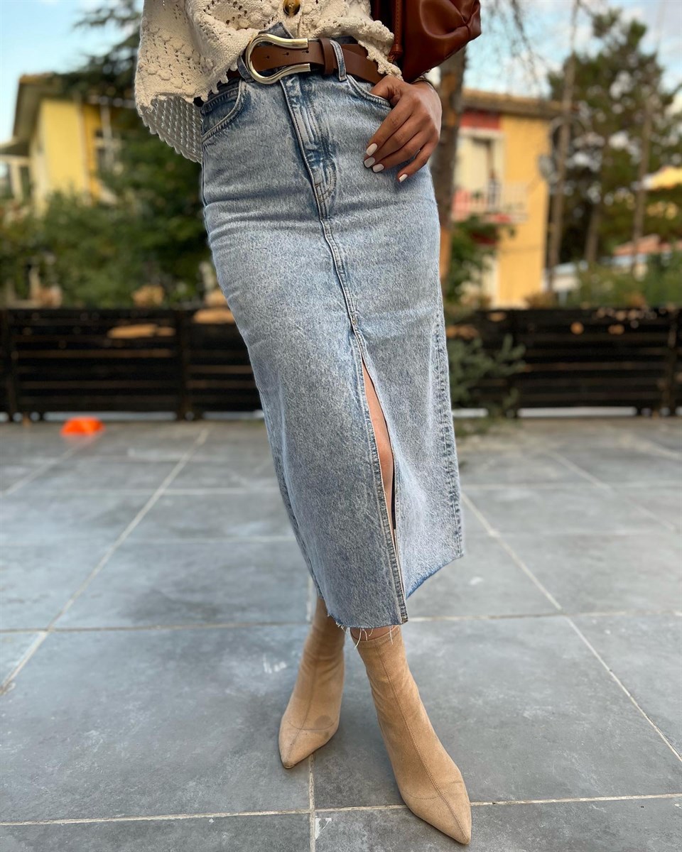 Orijinal Marka Denim Etek