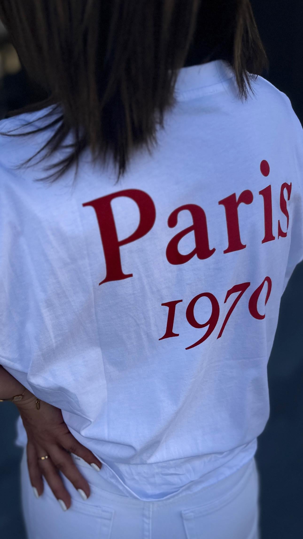 Paris Baskılı Tişört
