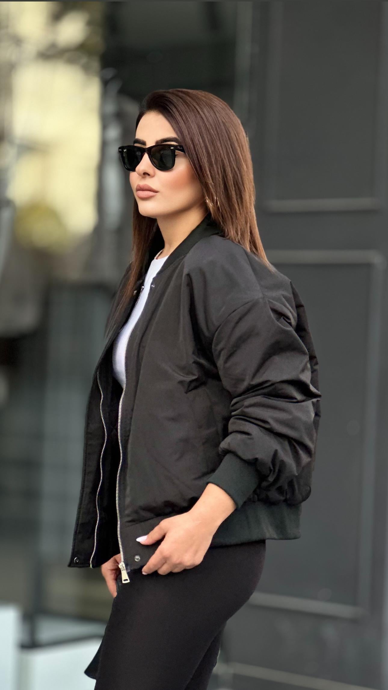 Siyah Bomber Ceket-Mont