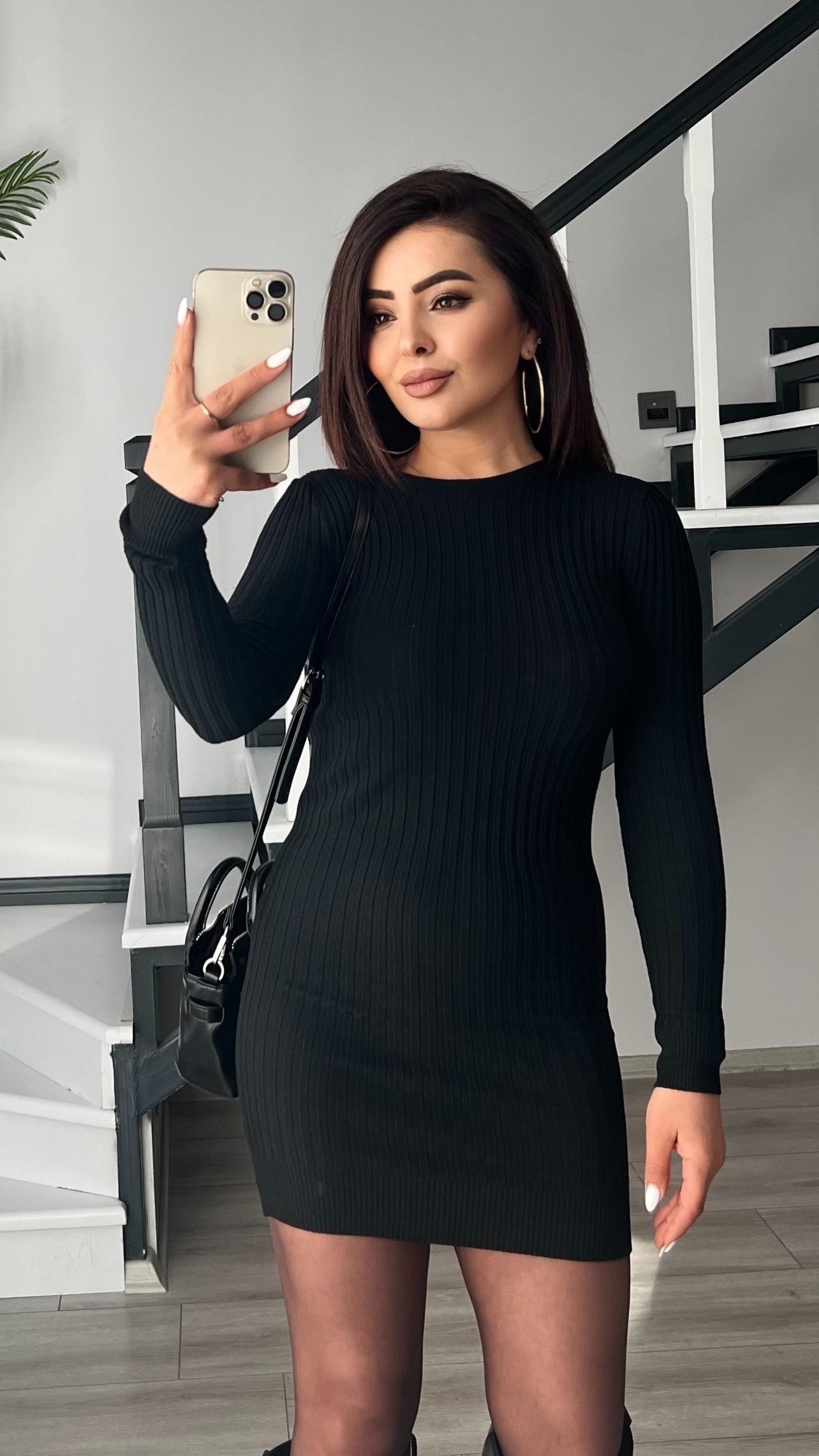 Black Corduroy Dress