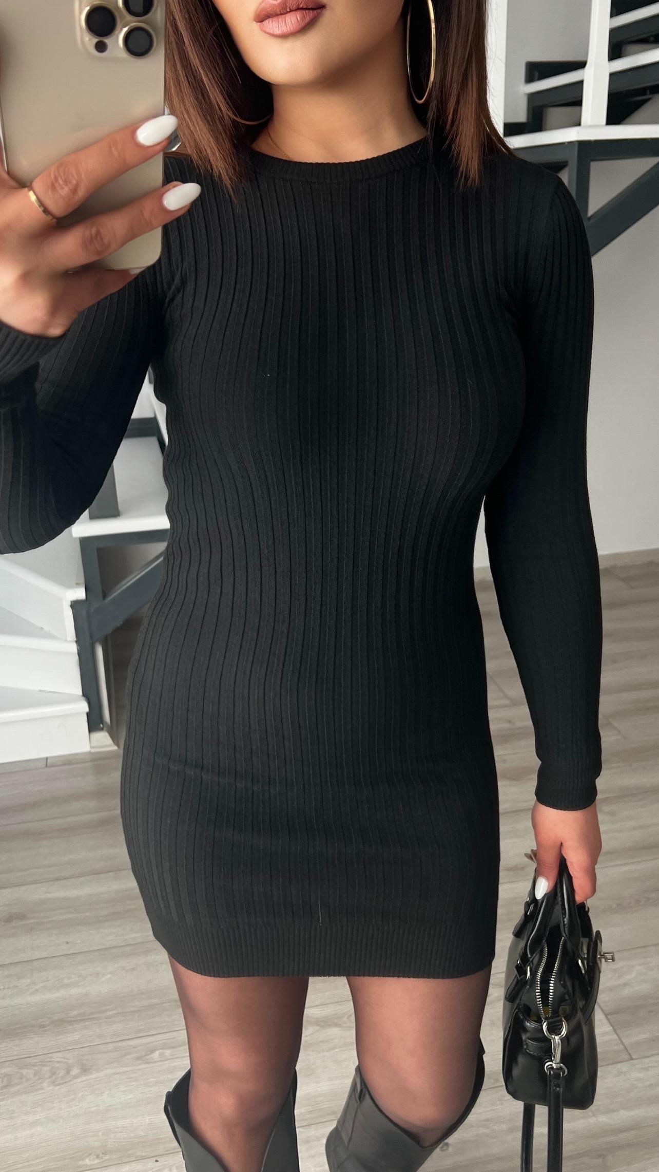 Black Corduroy Dress