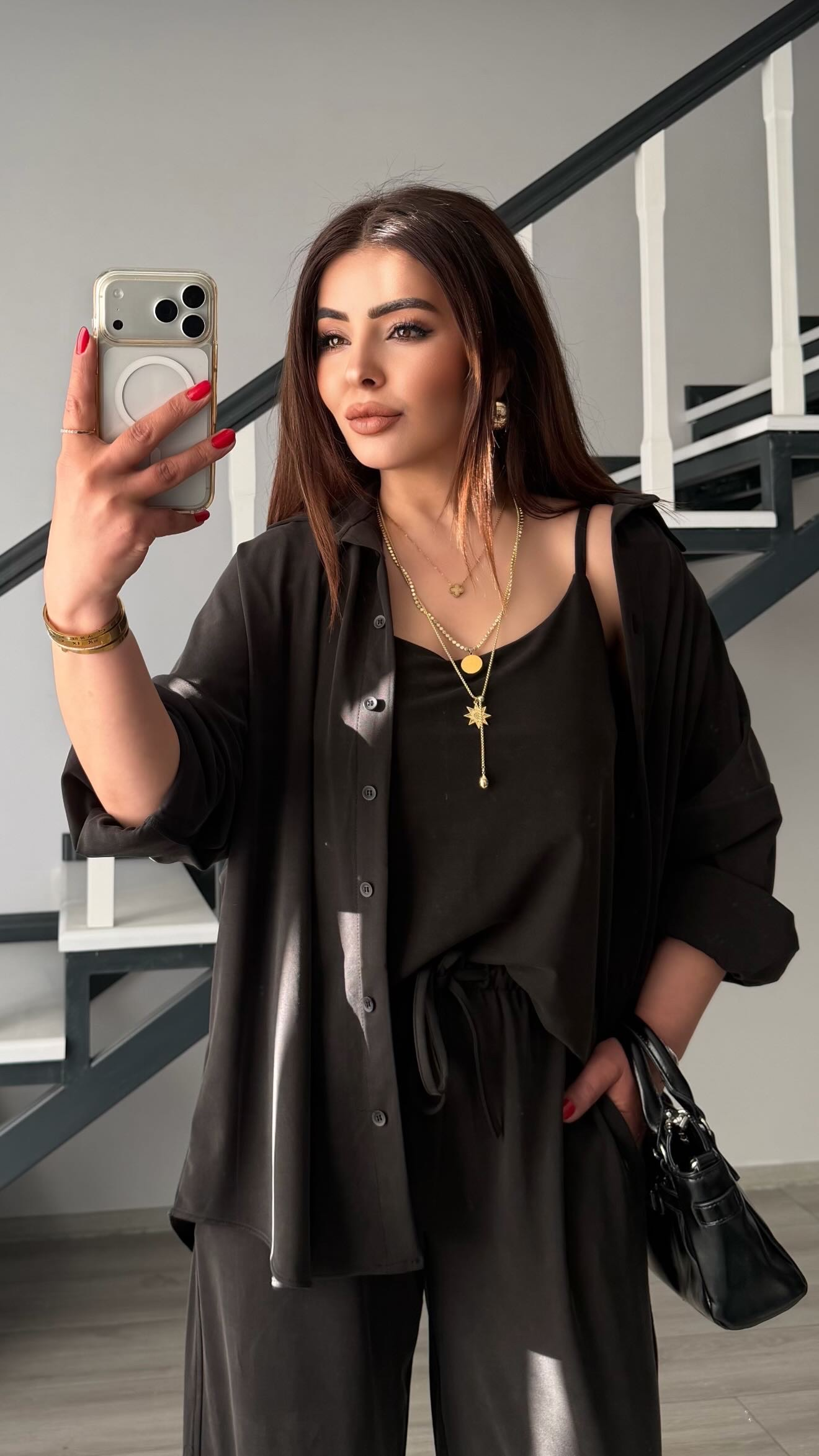Siyah Premium Modal 3lü Takım