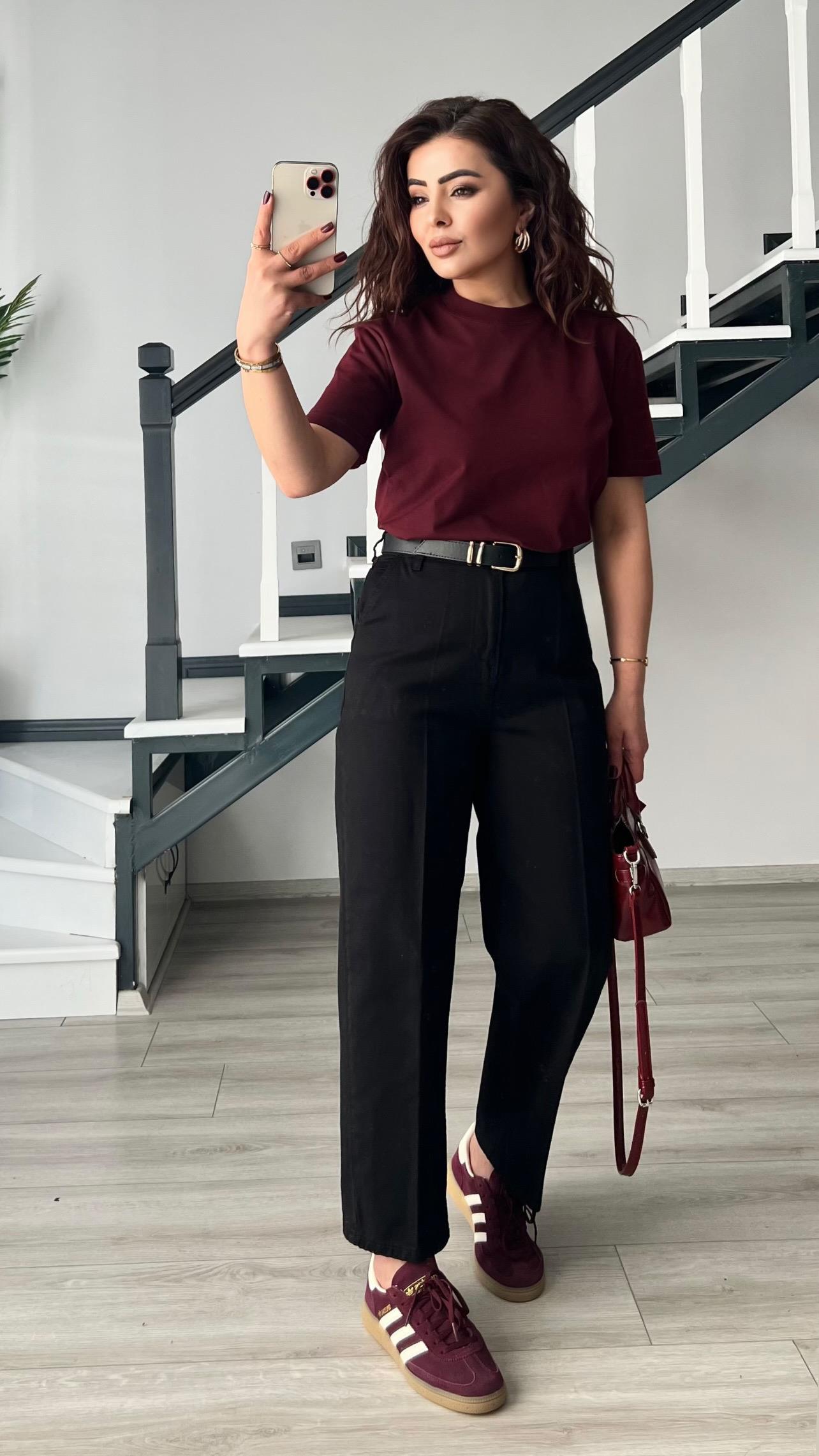 Siyah Skater Jean