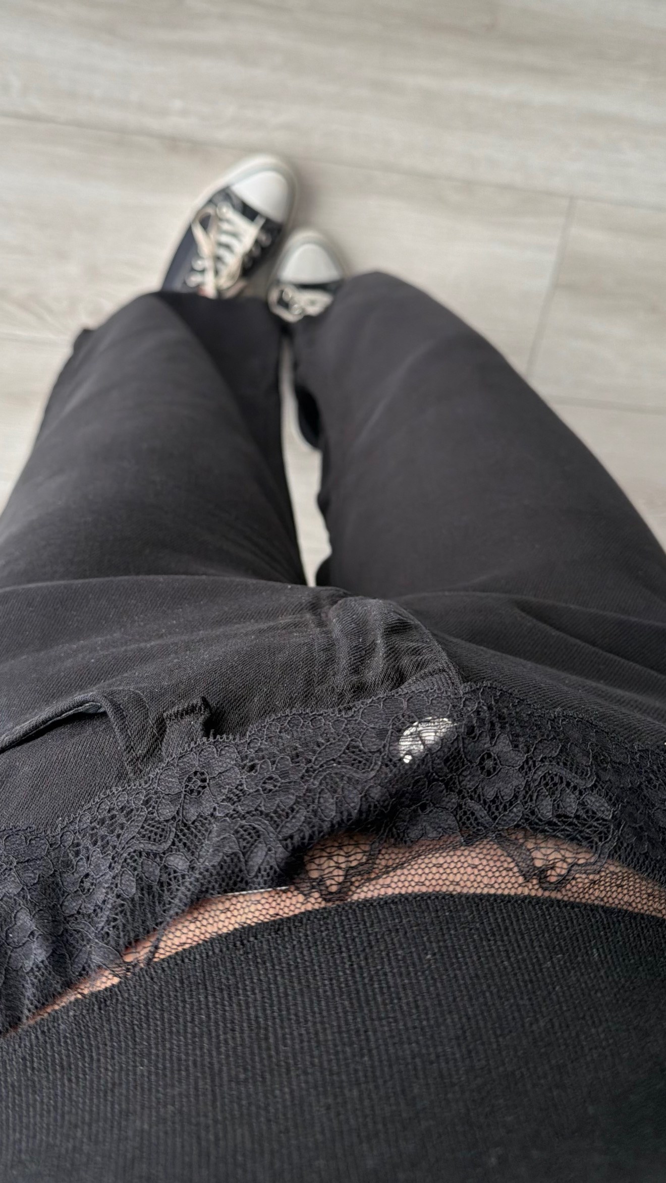 Black Tencel Culotte Pants