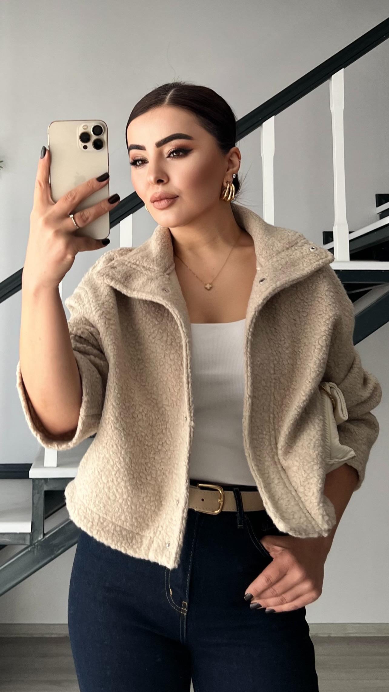Stone Boucle Jacket