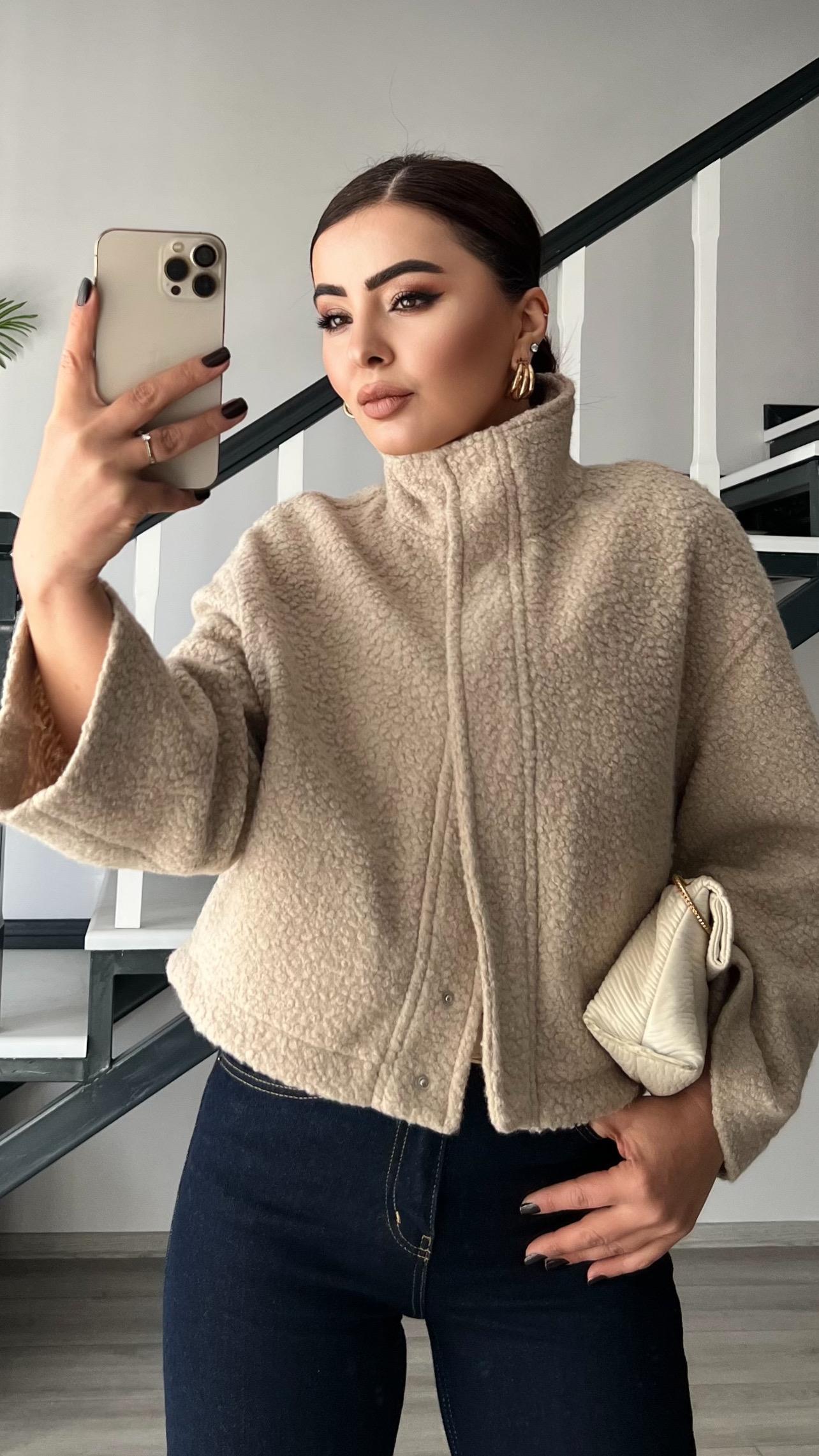 Stone Boucle Jacket