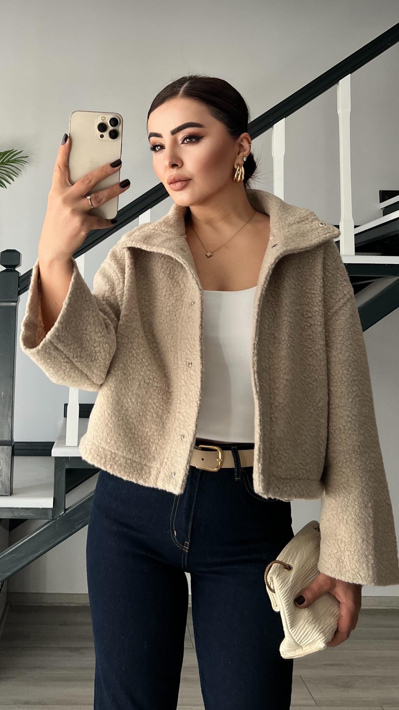 Stone Boucle Jacket