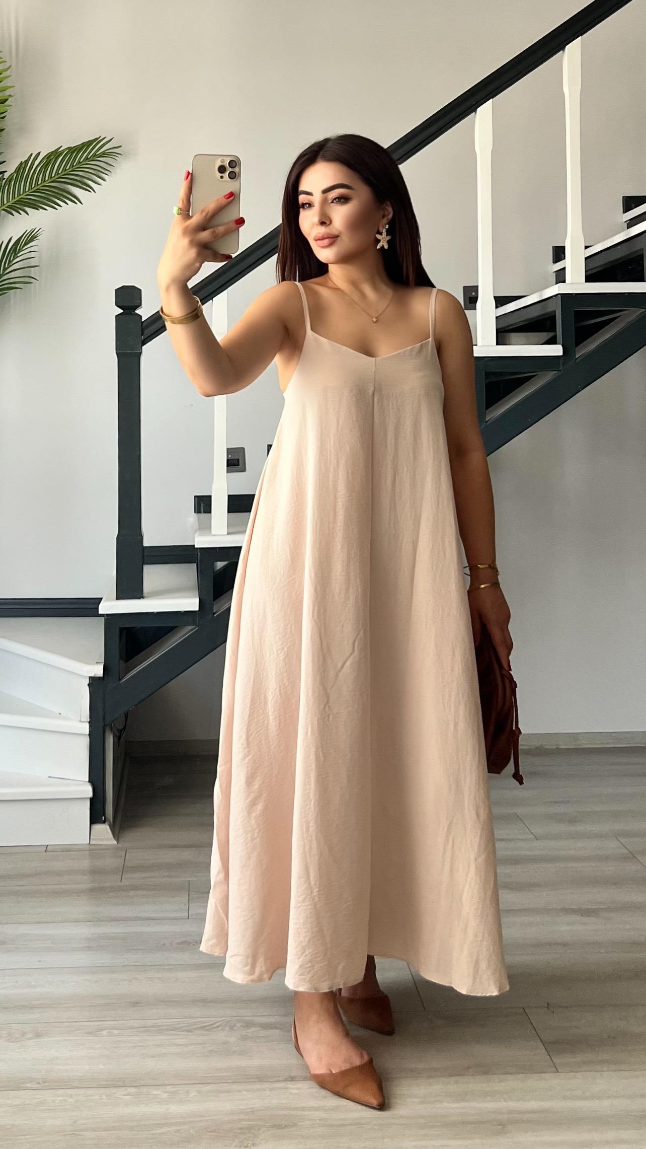 Stone Premium Strappy Dress