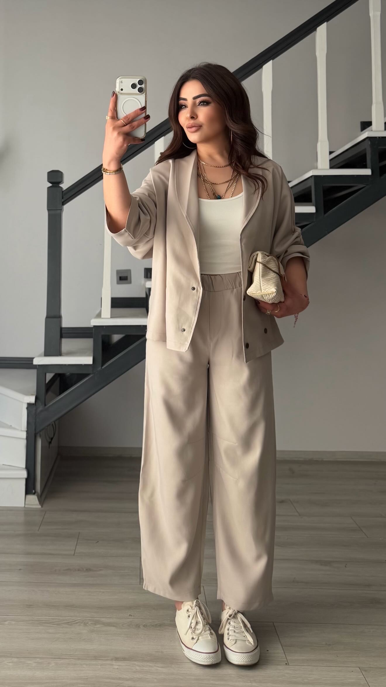 Stone Premium Double Tencel Co-ord Set