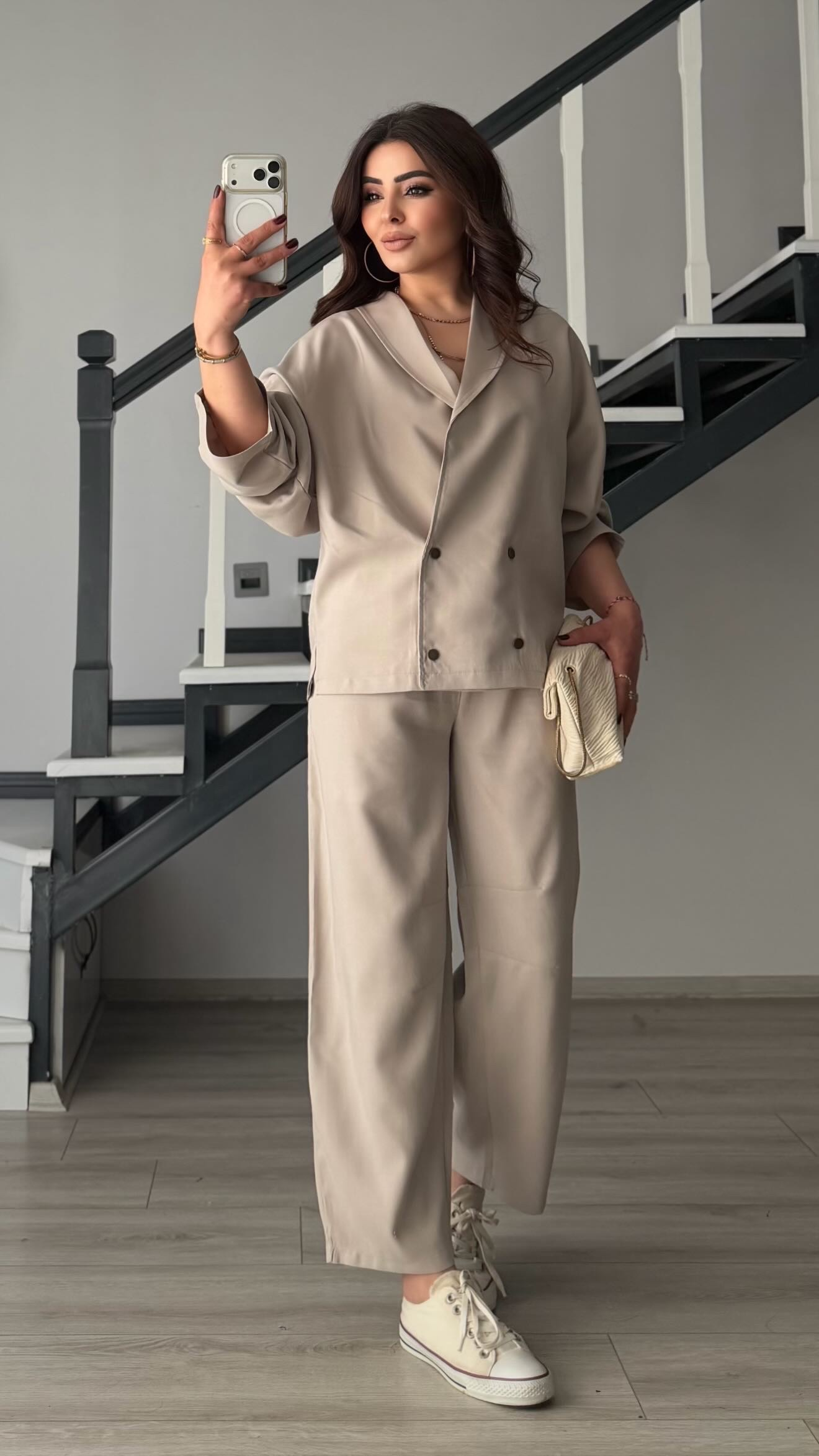 Stone Premium Double Tencel Co-ord Set