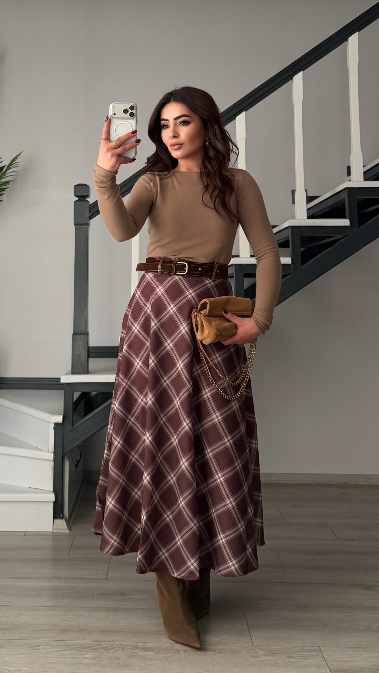 Mink Boat Neck Cashmere Blouse