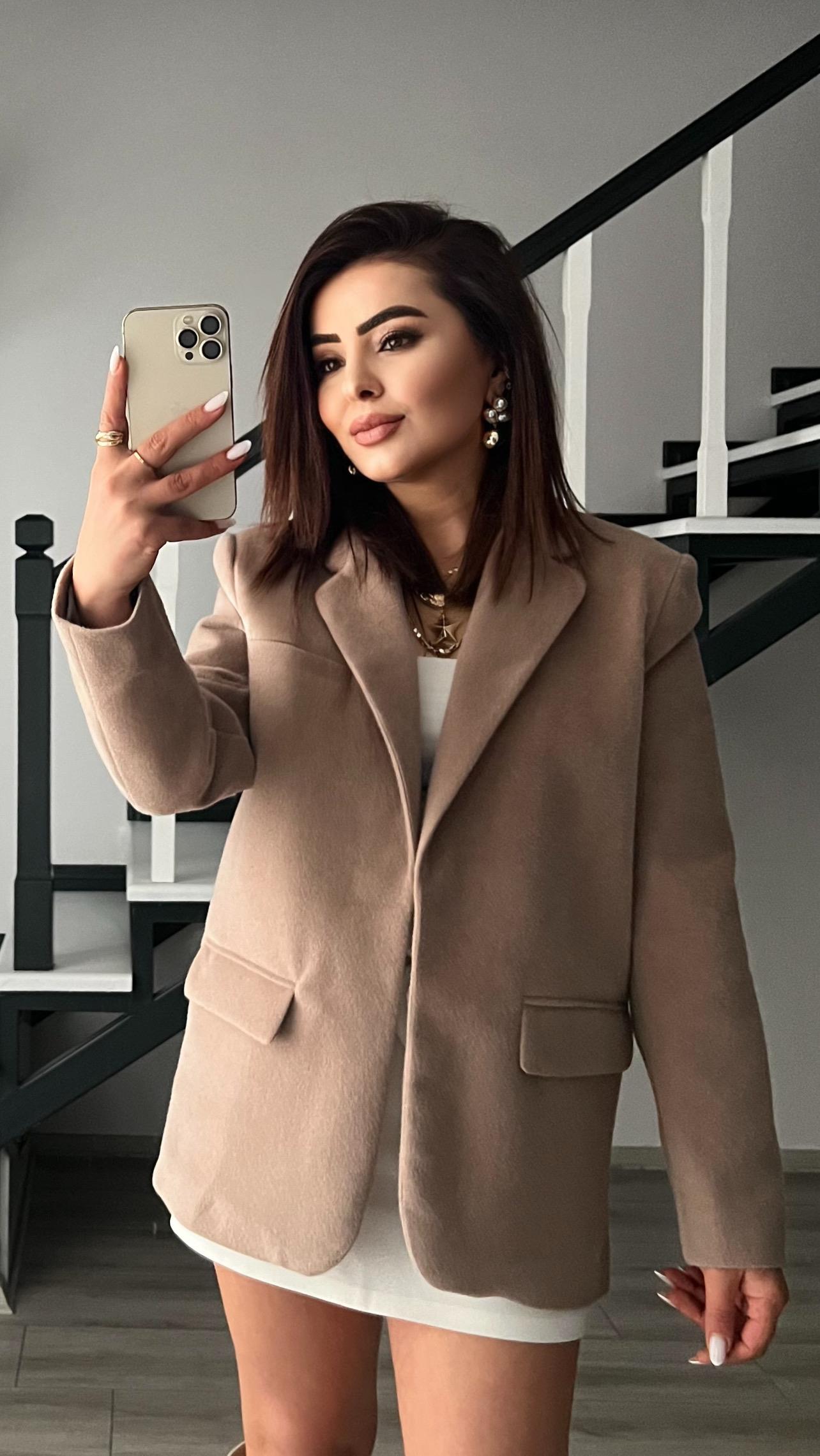Mink Premium Self-Belted Plush Jacket