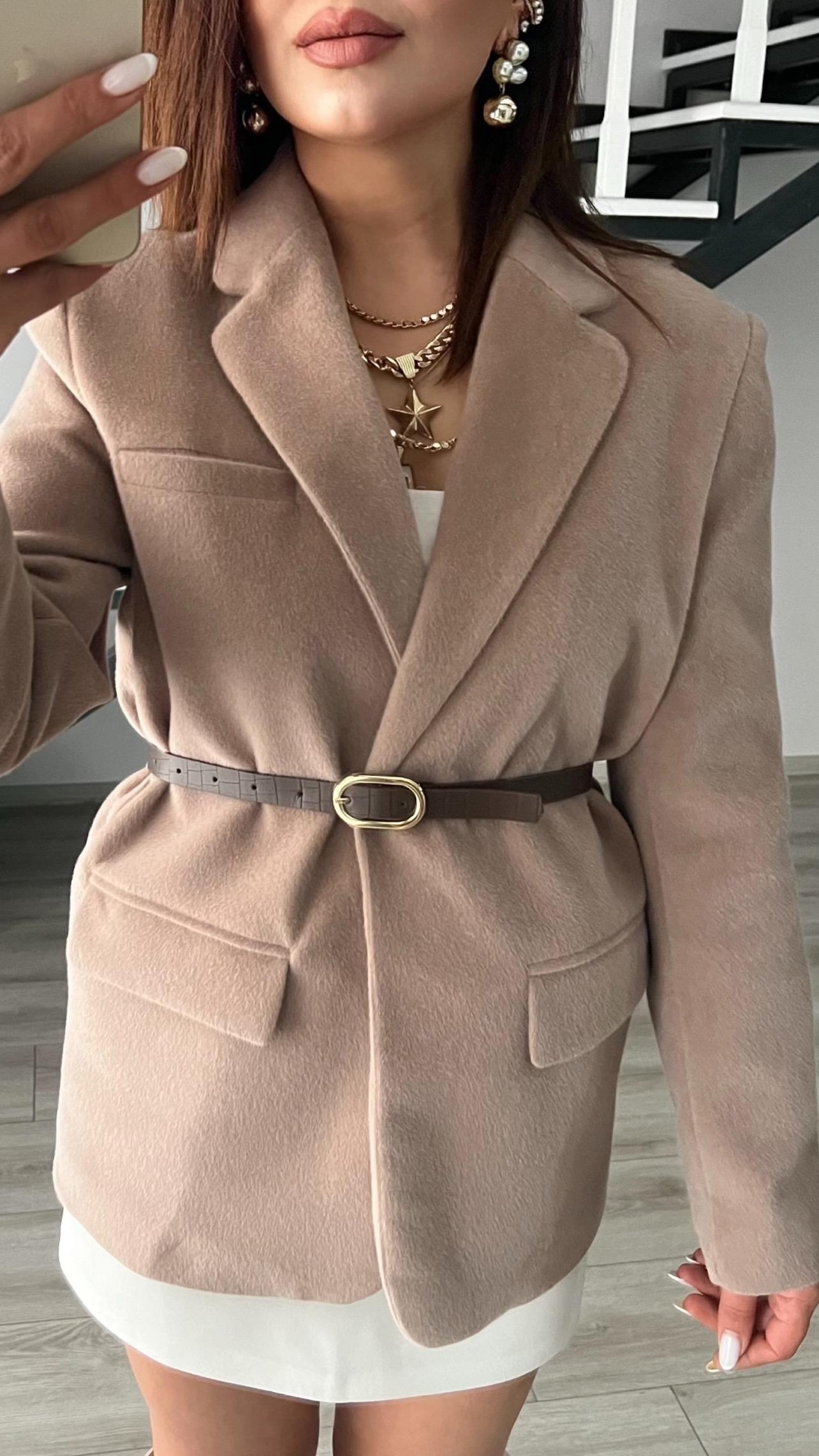 Mink Premium Self-Belted Plush Jacket