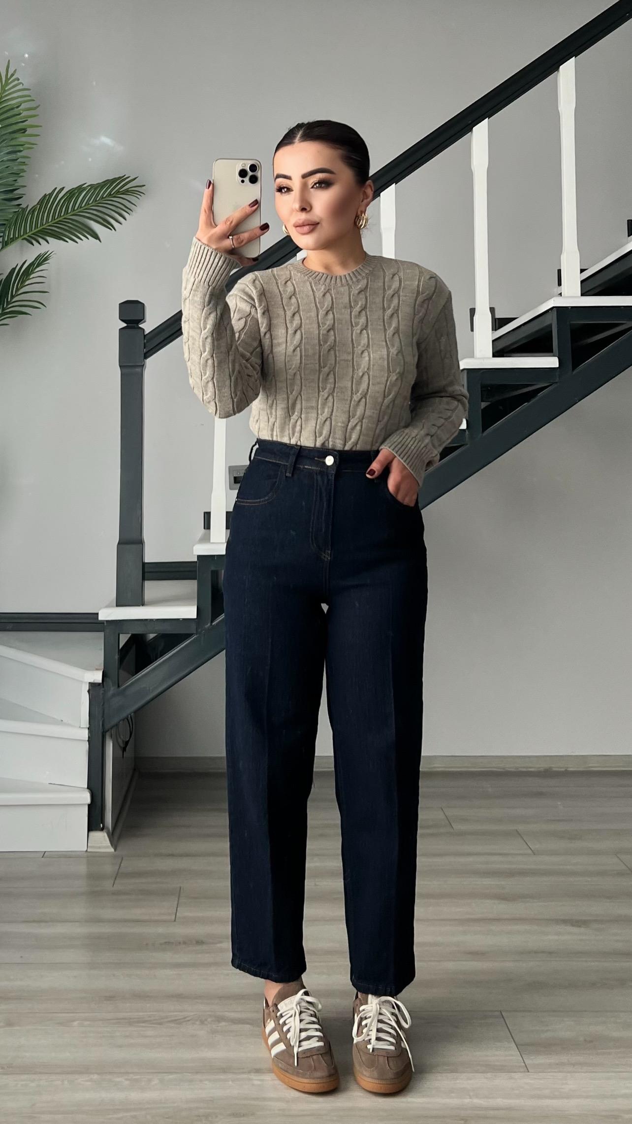 Mink Hair Braid Sweater