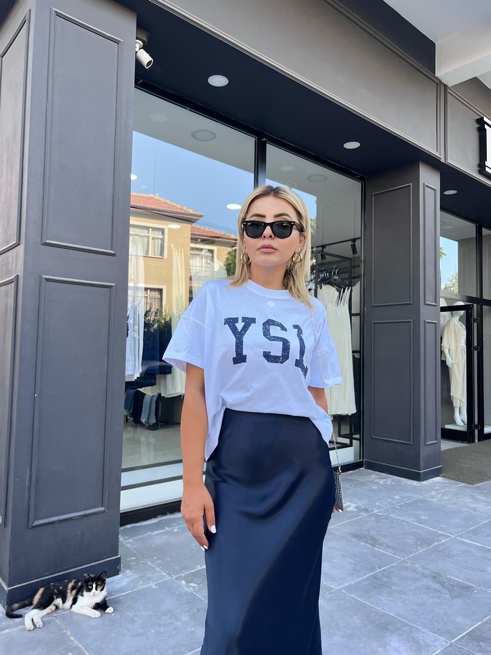 Ysl Baskılı Tişört