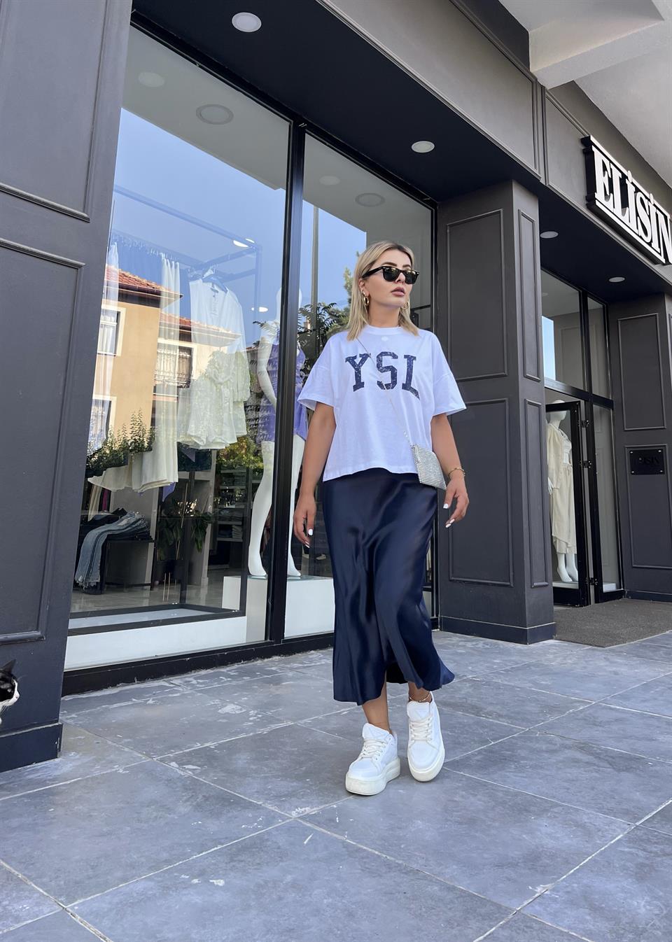 Ysl Baskılı Tişört