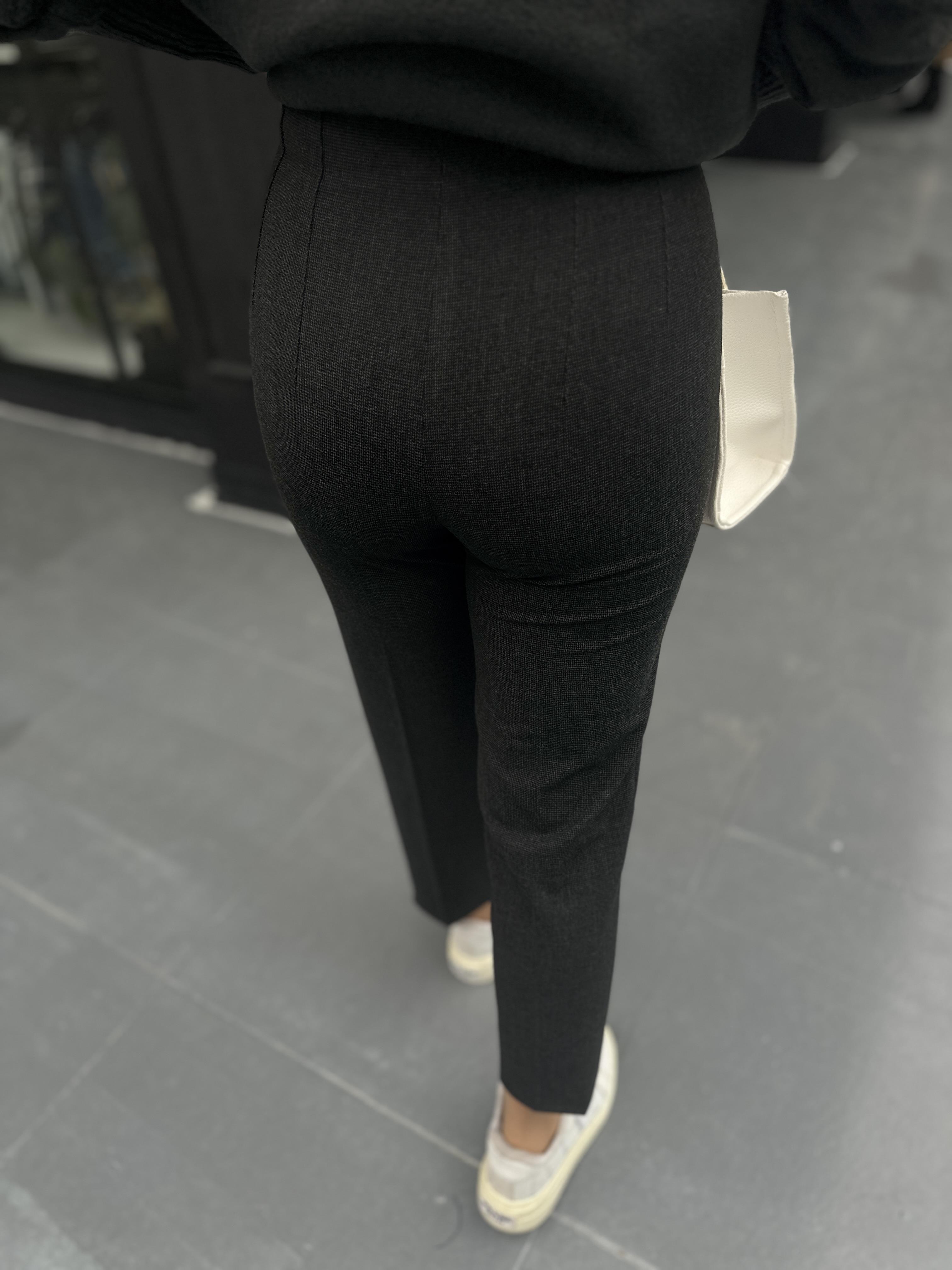 Zr Model Antrasit Dokulu Flatolu Pantolon