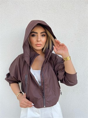 Acı Kahve Kısa Trençkot