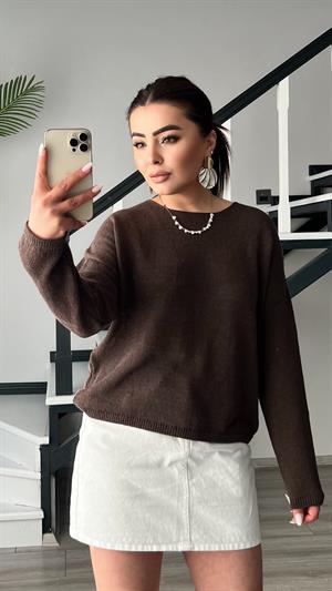 Acı Kahve Merserize Bluz 
