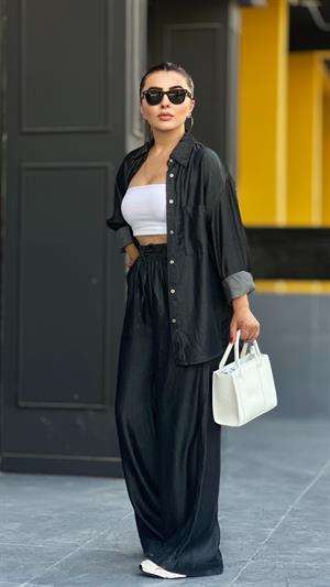 Anthracite Denim Tencel Set
