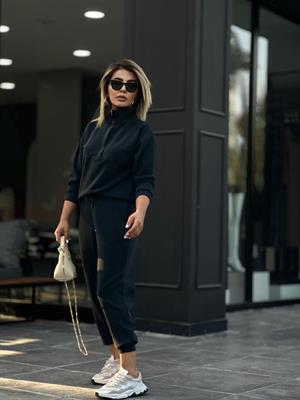 Anthracite Modal Fabric Tracksuit Set