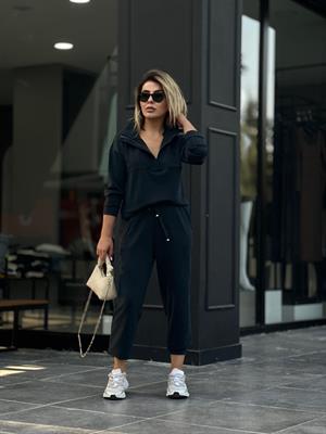 Anthracite Modal Fabric Tracksuit Set