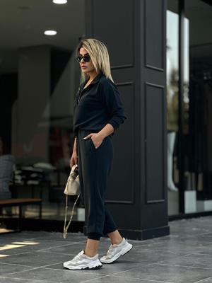 Anthracite Modal Fabric Tracksuit Set