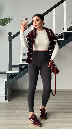 Anthracite Original Brand Fleece Leggings