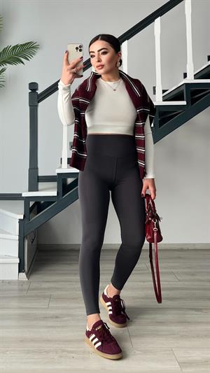 Anthracite Original Brand Fleece Leggings