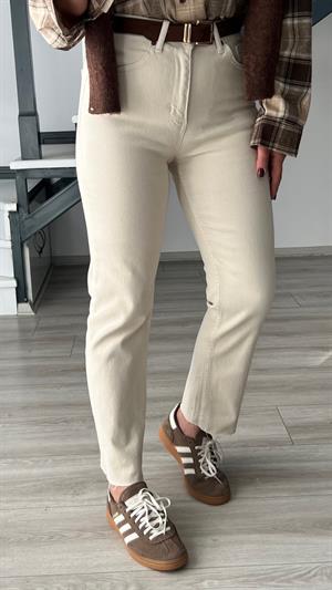 Bej Orjinal Marka Boyfit Jean