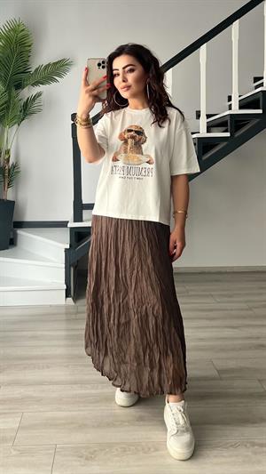 Beyaz Pemium Pasta&Dog  Tshirt