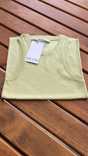 Crew Neck Knitted Tank Top