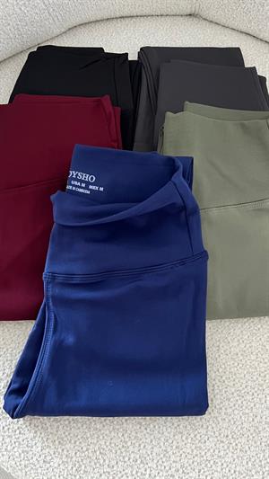 Burgundy Original Brand Fleece Leggings