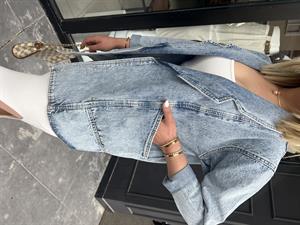 Büyük Cepli Denim Ceket