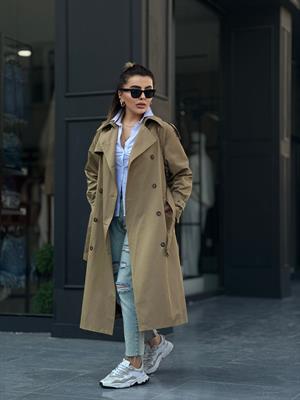 Premium Trench Coat with Camel Lining