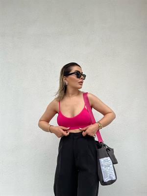 Dilvin Pembe Destekli Bralet 