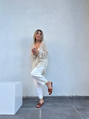 Dilvin Transparent Kimono Cardigan