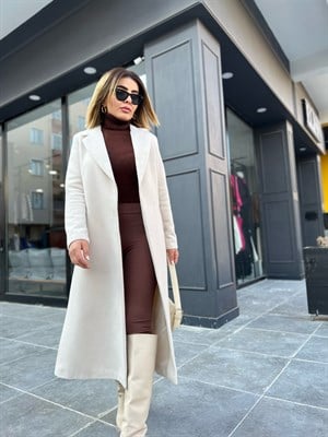 Ekru Kuşaklı Kaban