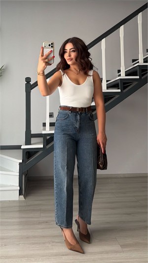 Ecru Open-Back Wide-Strap Blouse