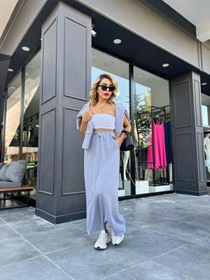 Gri Sweat Etek Takım